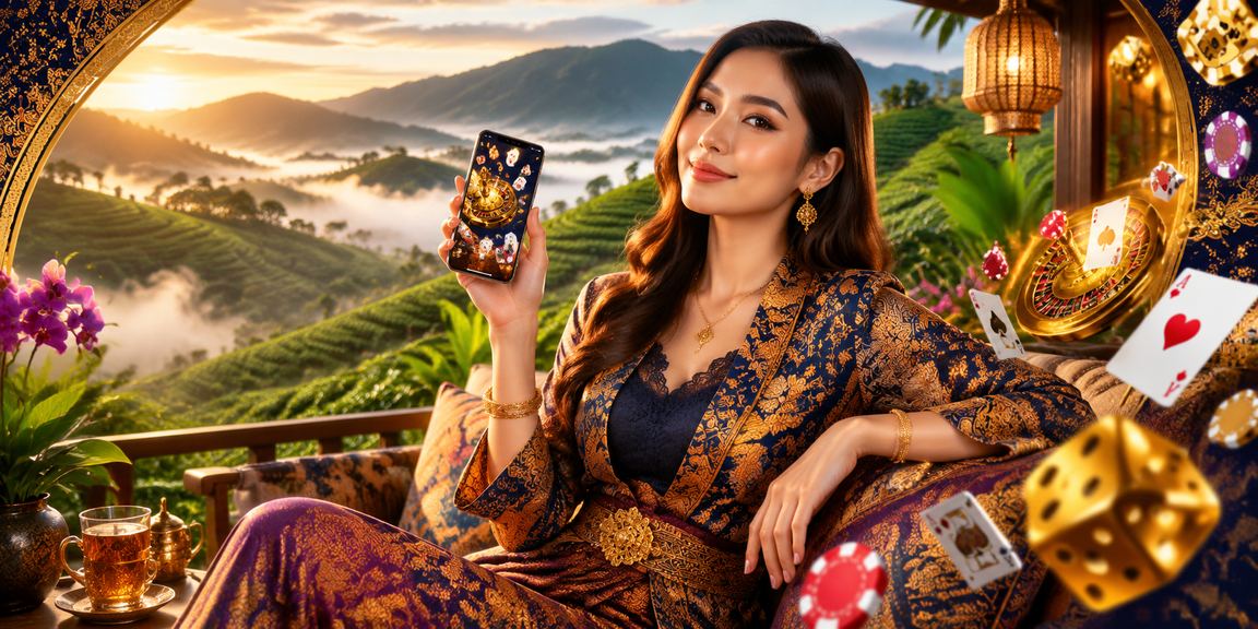 Pengguna menikmati permainan slot melalui aplikasi mudah alih s12 Malaysia